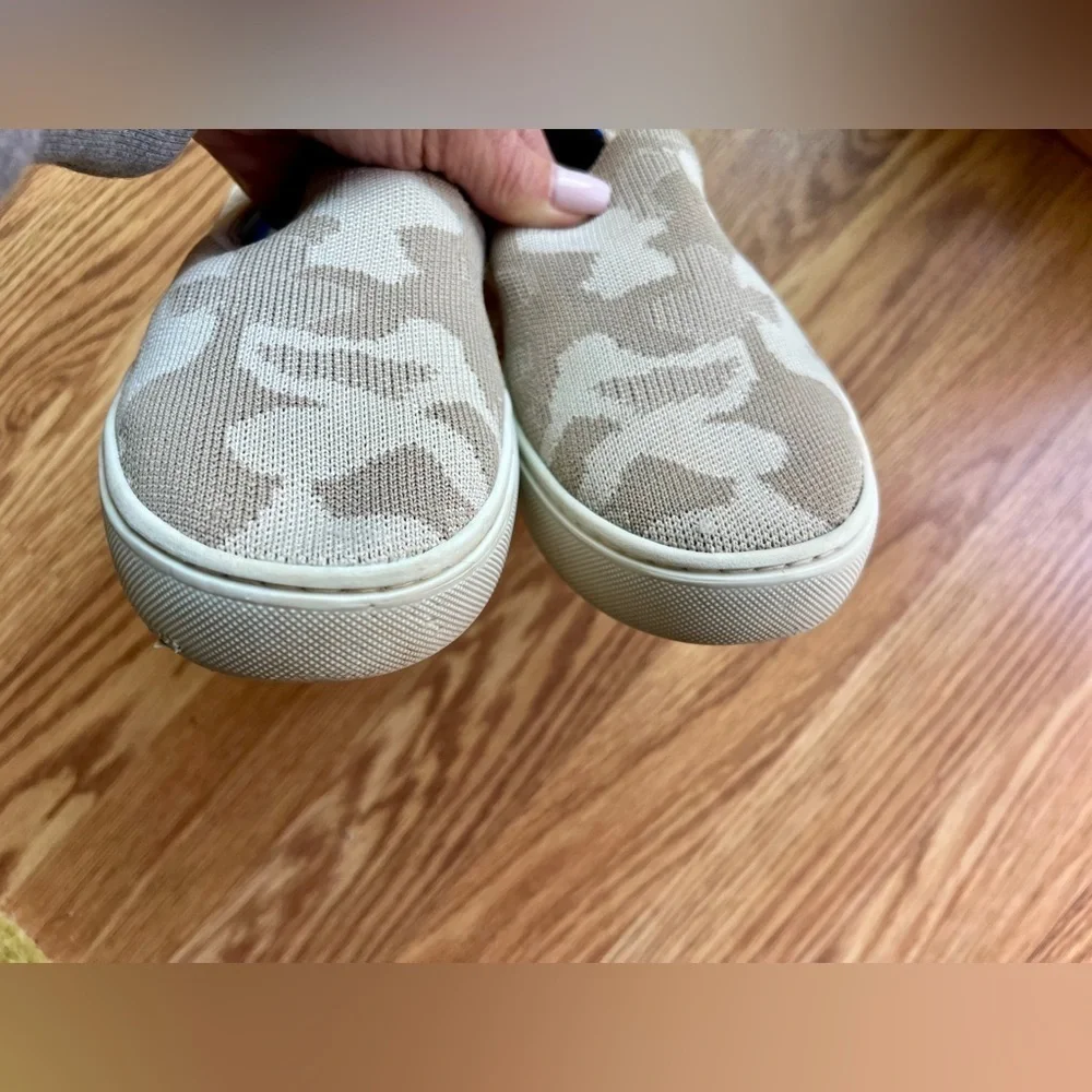 Rothy’s Knit Slip-On The Sneaker Desert Camo 7.5